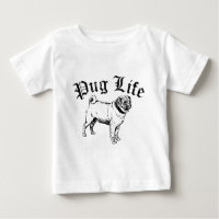 Pug Life Rolig hund Gangster