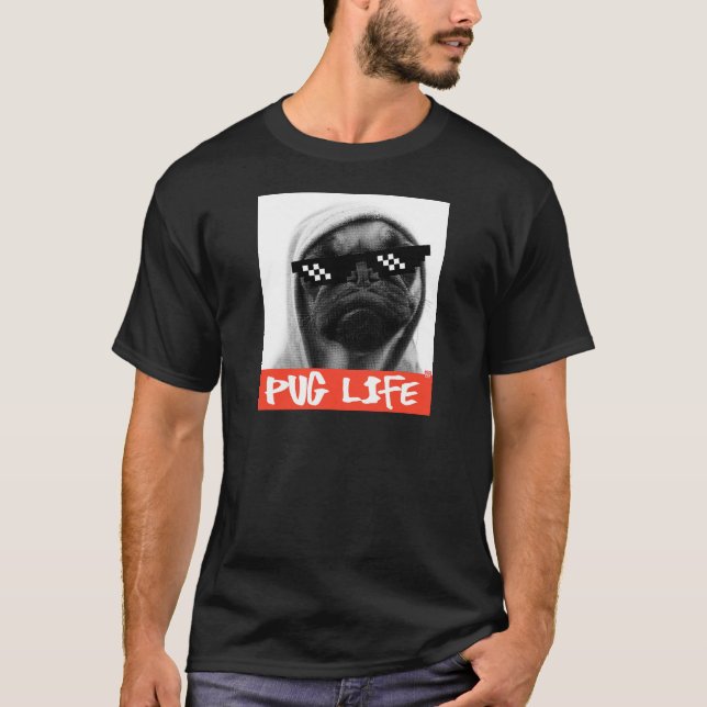 Pug Life T-shirt (Framsida)