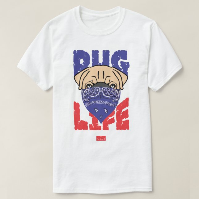 PUG LIFE TEE SHIRT (Design framsida)