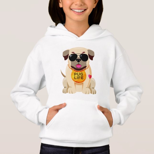Pug Life-tröjor & jackor Tee Shirt (Framsida)