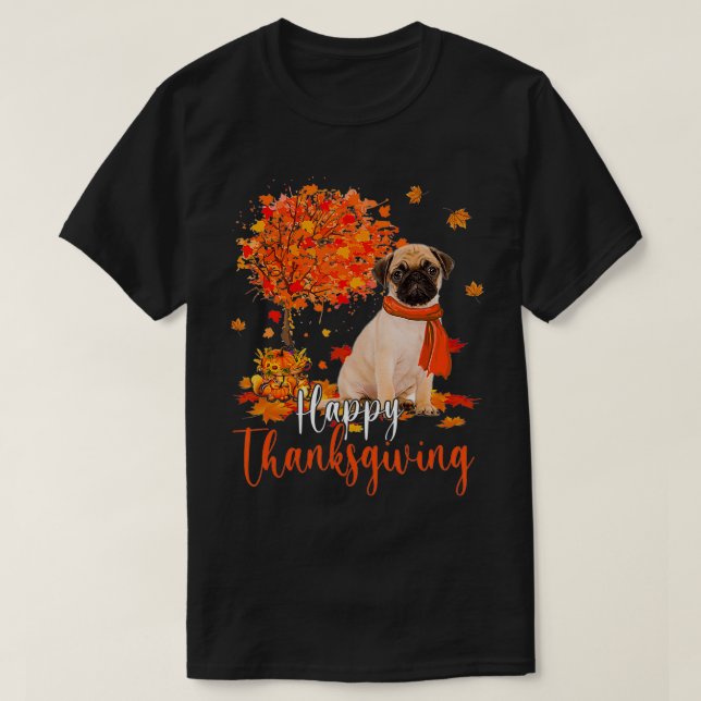 Pug Lover  T Shirt (Design framsida)