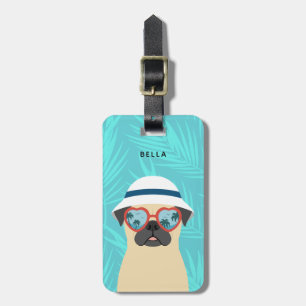 Pug Luggage-taggar Bagagebricka