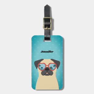 Pug Luggage-taggar Bagagebricka