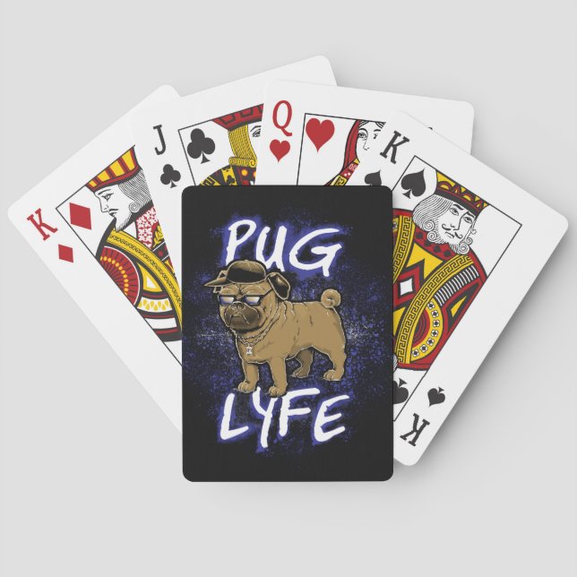 Pug Lyfe Casinokort (Baksidan)