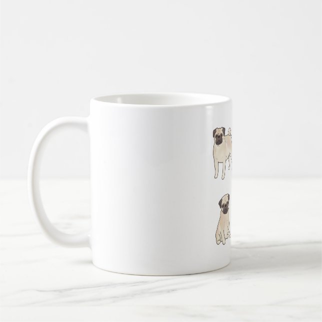 Pug Magic Kaffemugg (Vänster)