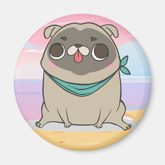 Pug Magnet (Framsidan)