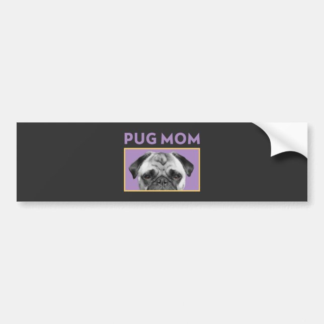 Pug mamma bildekal (Framsidan)