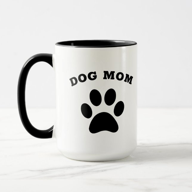 Pug Mamma Hund Mamma Mugg för kvinnor (Vänster)