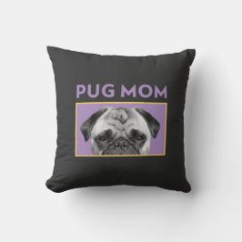 Pug mamma kudde