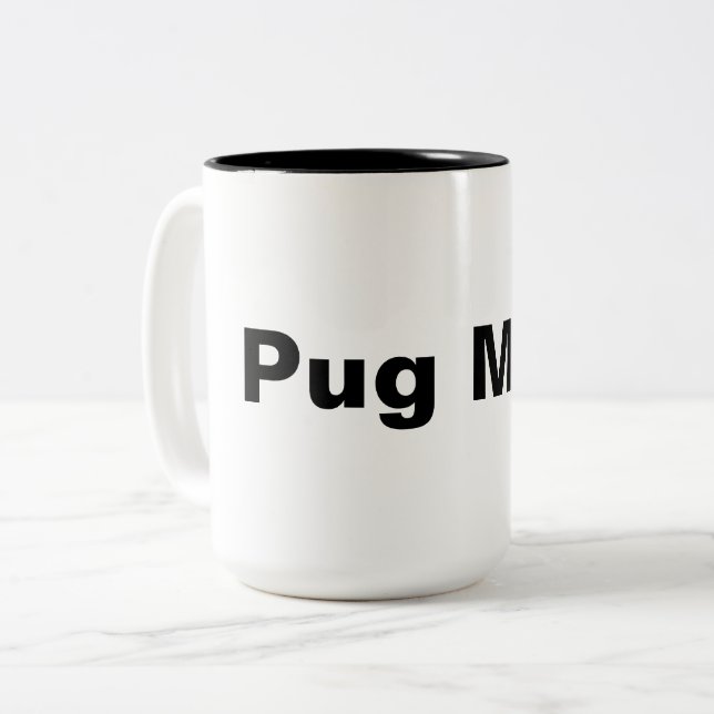 Pug Mamma mugg (Framsida vänster)