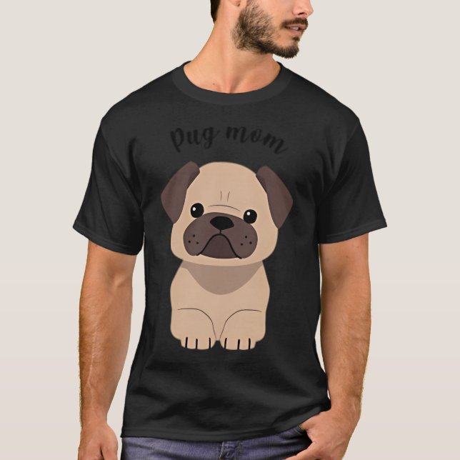 Pug mamma t shirt (Framsida)
