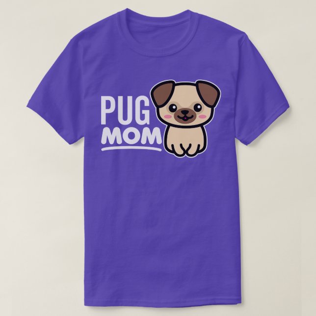 Pug Mamma T Shirt (Design framsida)