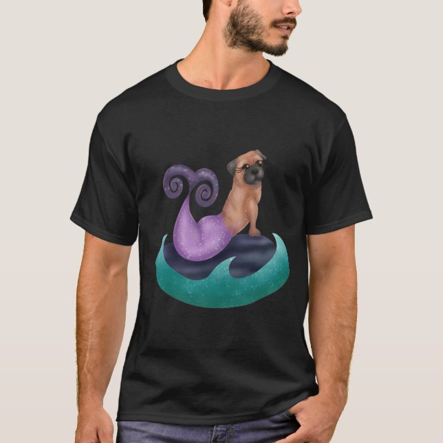 Pug Mamma v3 T Shirt (Framsida)