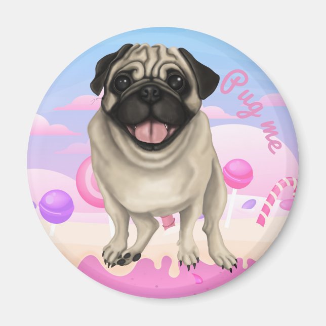 Pug Me Magnet (Framsidan)