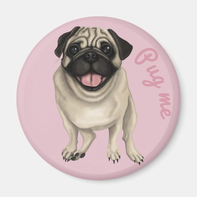 Pug Me Magnet (Framsidan)