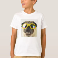 Pug med Goggles