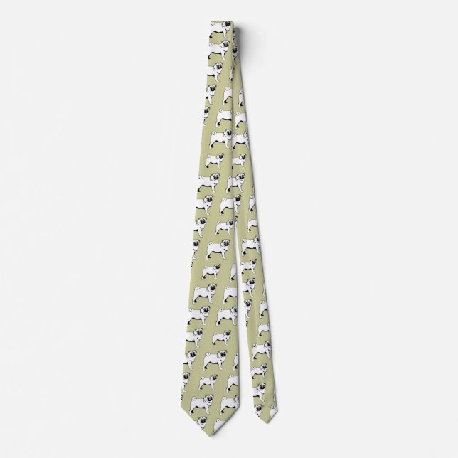 Pug Mops 2 sidor tryckta  Slips (Framsida)