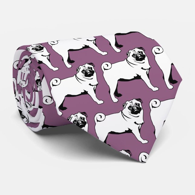 Pug Mops 2 sidor tryckta  Slips (Rullad)