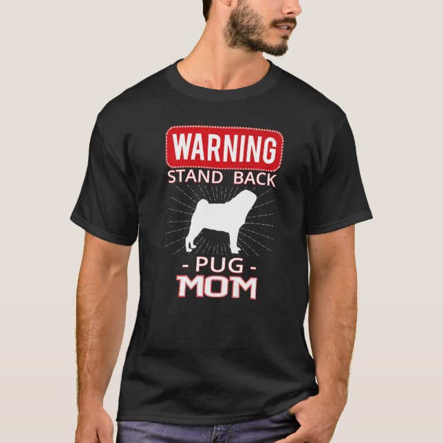 Pug Mops Carlin Hund aveln 1 T Shirt (Framsida)