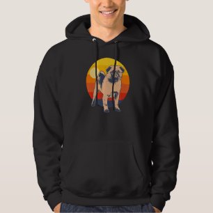 Pug Mops Carlin Hund aveln 37 Hoodie