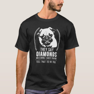Pug Mops Carlin Hund aveln 8 T Shirt
