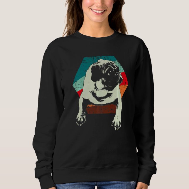 Pug Mops Carlin Hundras  22 T Shirt (Framsida)