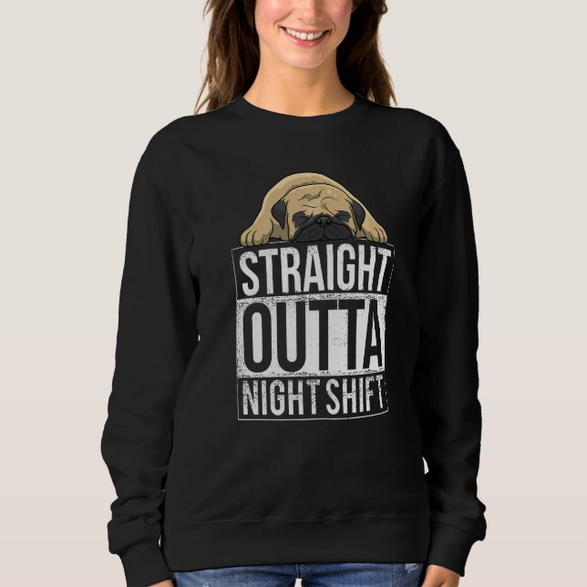 Pug Mops Carlin Hundras  54 T Shirt (Framsida)