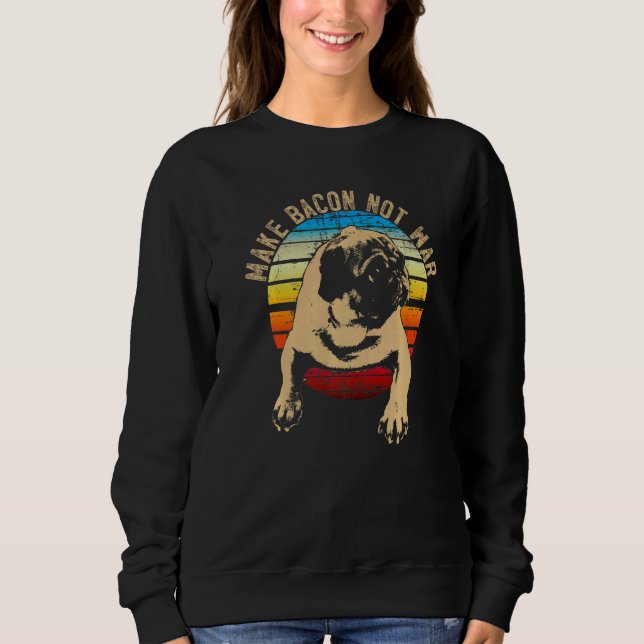 Pug Mops Carlin Hundras  6 T Shirt (Framsida)