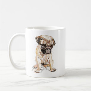 Pug Mug – Söt hundmamma kaffemugga present Kaffemugg
