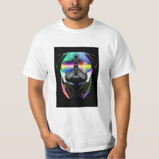 Pug Music T Shirt