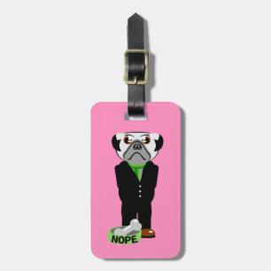 Pug Nope Bagagebricka
