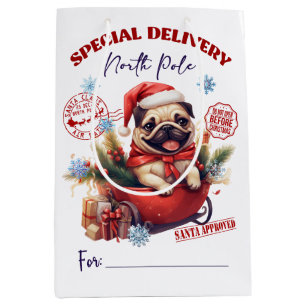 Pug North Pole Delivery