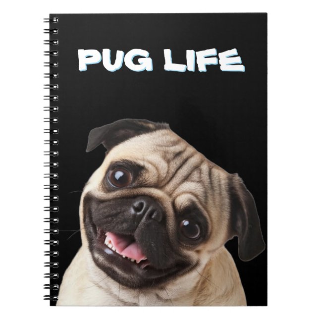 PUG NOTEBOOK  ANTECKNINGSBOK (Framsidan)