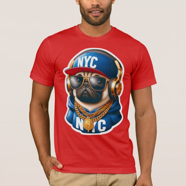 PUG-NYC 4 T SHIRT (Framsida)