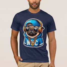 PUG-NYC 5 T SHIRT