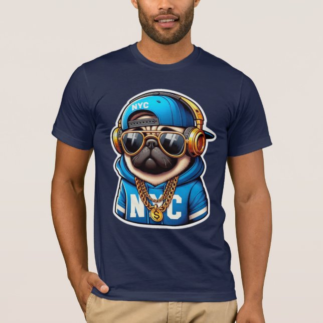 PUG-NYC 5 T SHIRT (Framsida)