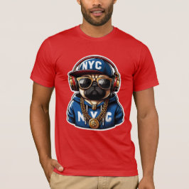PUG-NYC 6 T SHIRT