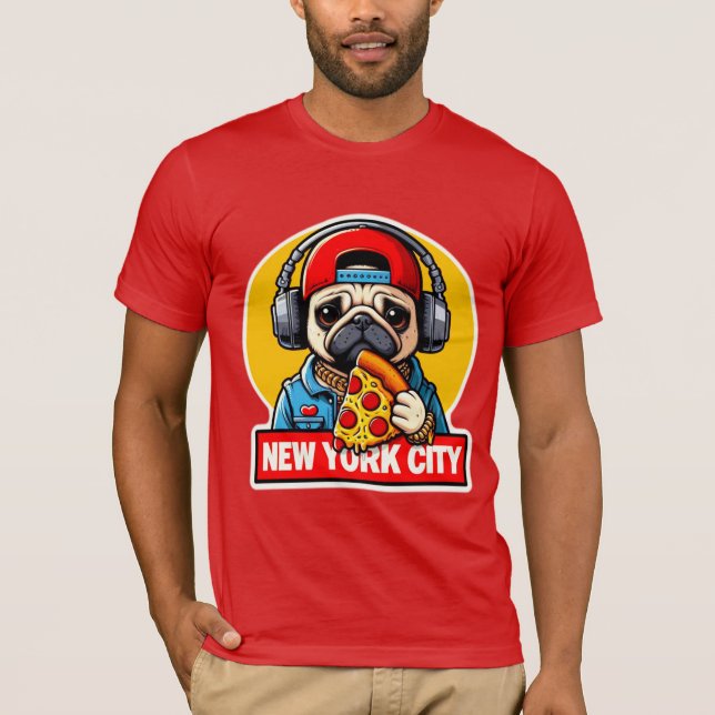 PUG-NYC STIL 5 T SHIRT (Framsida)