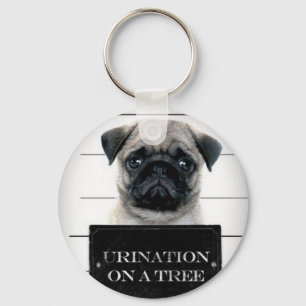 Pug Nyckelring
