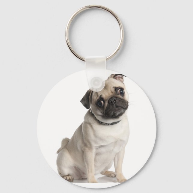 Pug Nyckelring (Framsida)