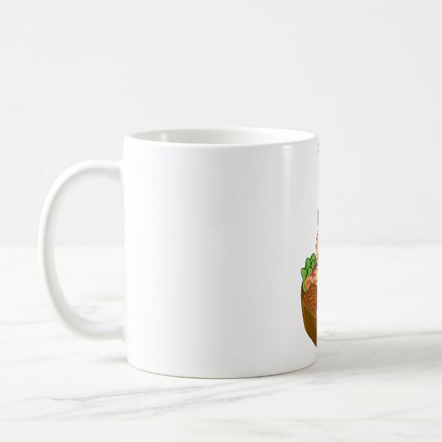 Pug och Bento Kaffemugg (Vänster)