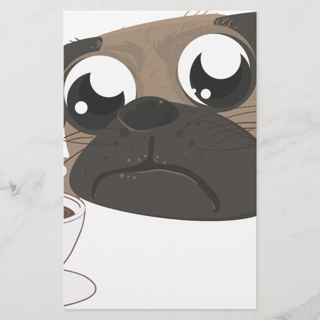 Pug och kaffe (Framsida)