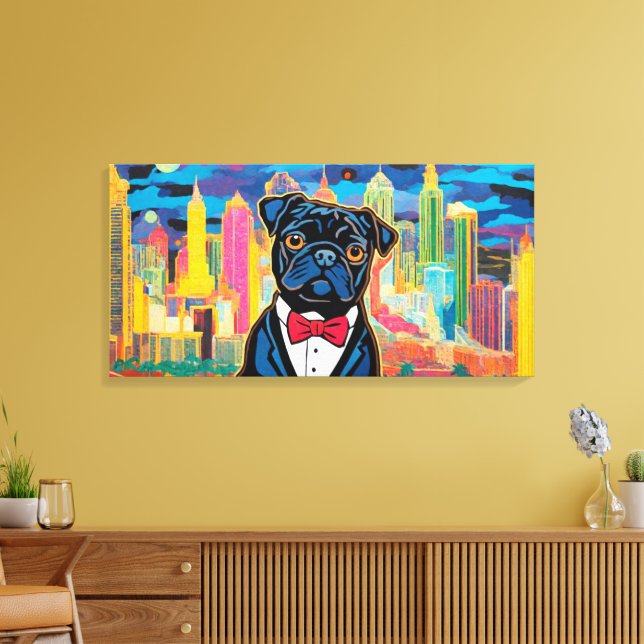 PUG PÅ STADEN CANVASTRYCK (Insitu (Vardagsrum))