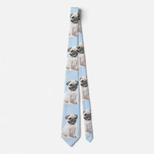 Pug Painting - Cute Original Hund Art Slips
