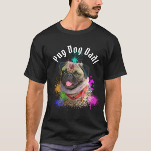 Pug Pappa Hund Best Hund Pappa någonsin T Shirt