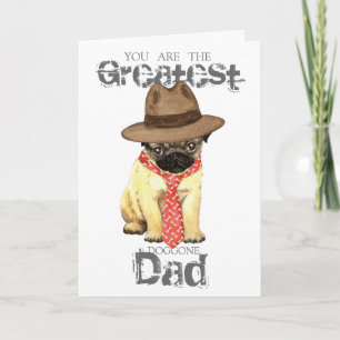 Pug Pappa Kort