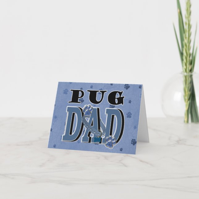 Pug PAPPA Kort (Framsida)