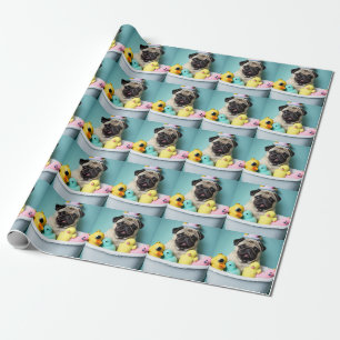 Pug Paradise: En baddräkt i Tub Presentpapper