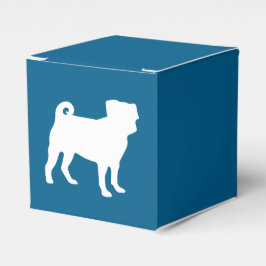 Pug Party Blue Theme Firande Presentaskar