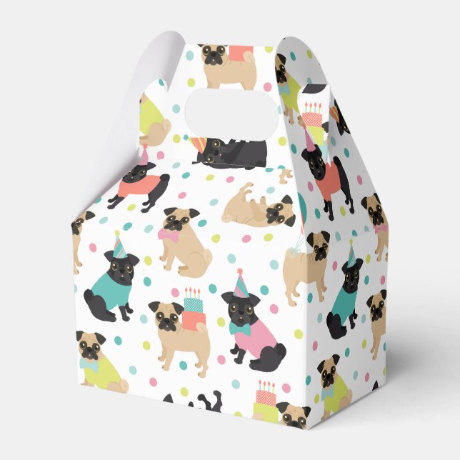 Pug Party Presentaskar (Framsidan Sidan)